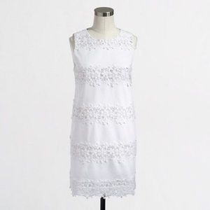 J Crew white lace summer dress